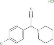 2-(4-Chlorophenyl)-2-(piperidin-1-yl)acetonitrile hydrochloride