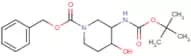 Benzyl 3-((tert-butoxycarbonyl)amino)-4-hydroxypiperidine-1-carboxylate