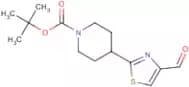 4-(4-Formyl-2-thiazolyl)-1-piperidinecarboxylic acid, 1,1-dimethylethyl ester