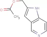 (1H-Pyrrolo[3,2-c]pyridin-2-yl)methyl acetate