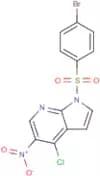 1-(4-Bromophenylsulfonyl)-4-chloro-5-nitro-1H-pyrrolo[2,3-b]pyridine