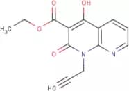 Ethyl 4-hydroxy-2-oxo-1-(prop-2-ynyl)-1,2-dihydro-1,8-naphthyridine-3-carboxylate