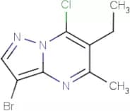 3-Bromo-7-chloro-6-ethyl-5-methylpyrazolo[1,5-a]pyrimidine