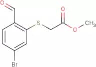 Methyl 2-((5-bromo-2-formylphenyl)thio)acetate