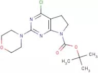 4-Chloro-2-(morpholin-4-yl)-6,7-dihydro-5H-pyrrolo[2,3-d]pyrimidine, N7-BOC protected