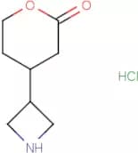 4-(Azetidin-3-yl)tetrahydro-2H-pyran-2-one hydrochloride