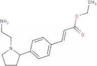 (E)-Ethyl 3-(4-(1-(2-aminoethyl)pyrrolidin-2-yl)phenyl)acrylate