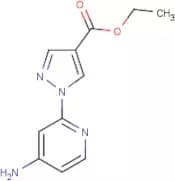 Ethyl 1-(4-aminopyridin-2-yl)-1H-pyrazole-4-carboxylate