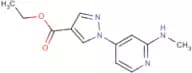Ethyl 1-(2-(methylamino)pyridin-4-yl)-1H-pyrazole-4-carboxylate