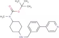 tert-Butyl methyl(4-((3-(pyridin-4-yl)benzyl)amino)cyclohexyl)carbamate