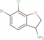 6-Bromo-7-chloro-2,3-dihydrobenzofuran-3-amine