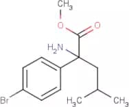 Methyl 2-amino-2-(4-bromophenyl)-4-methylpentanoate