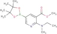 Methyl 2-(ethyl(methyl)amino)-5-(4,4,5,5-tetramethyl-1,3,2-dioxaborolan-2-yl)nicotinate