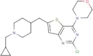 4-(2-Chloro-6-((1-(cyclopropylmethyl)piperidin-4-yl)methyl)thieno[3,2-d]pyrimidin-4-yl)morpholine