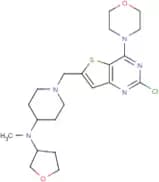 1-((2-Chloro-4-morpholinothieno[3,2-d]pyrimidin-6-yl)methyl)-N-methyl-N-(tetrahydrofuran-3-yl)pipe…