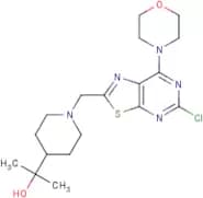2-(1-((5-Chloro-7-morpholinothiazolo[5,4-d]pyrimidin-2-yl)methyl)piperidin-4-yl)propan-2-ol