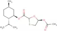 (5R)-(1R,2S,5R)-2-Isopropyl-5-methylcyclohexyl 5-acetoxy-1,3-oxathiolane-2-carboxylate