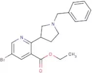Ethyl 2-(1-benzylpyrrolidin-3-yl)-5-bromonicotinate