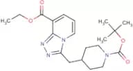 tert-Butyl 4-{[8-(ethoxycarbonyl)-[1,2,4]triazolo[4,3-a]pyridin-3-yl]methyl}piperidine-1-carboxyla…