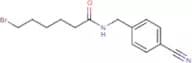 6-Bromo-N-[(4-cyanophenyl)methyl]hexanamide