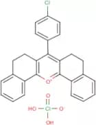 7-(4-chlorophenyl)-5H,6H,8H,9H-dibenzo[c,h]xanthenium dihydroxy(oxo)-λ~5~-cloranolate