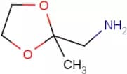 2-(Aminomethyl)-2-methyl-1,3-dioxolane