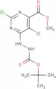 Methyl 6-({[(tert-butoxy)carbonyl]amino}amino)-2,5-dichloropyrimidine-4-carboxylate