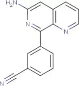 3-(6-Amino-1,7-naphthyridin-8-yl)benzonitrile