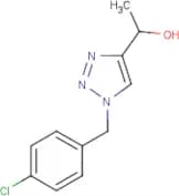 1-{1-[(4-Chlorophenyl)methyl]-1H-1,2,3-triazol-4-yl}ethan-1-ol