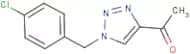 1-{1-[(4-Chlorophenyl)methyl]-1H-1,2,3-triazol-4-yl}ethan-1-one