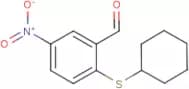 2-(Cyclohexylthio)-5-nitrobenzaldehyde
