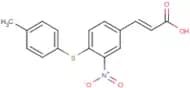 3-{4-[(4-Methylphenyl)thio]-3-nitrophenyl}acrylic acid