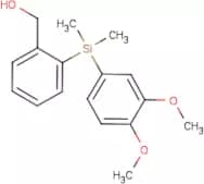 {2-[(3,4-Dimethoxyphenyl)dimethylsilyl]phenyl}methanol