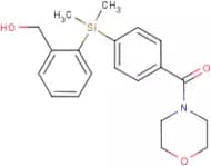 (2-{Dimethyl[4-(morpholine-4-carbonyl)phenyl]silyl}phenyl)methanol