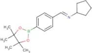 4-(Cyclopentyl)iminomethyl phenyl boronic acid pinacol ester