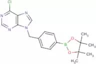 (4-((6-Chloro-9H-purin-9-yl)methyl)phenyl)boronic acid pinacol ester