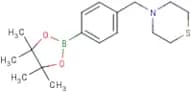 4-{[4-(Tetramethyl-1,3,2-dioxaborolan-2-yl)phenyl]methyl}thiomorpholine
