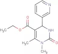 Ethyl 1,6-dimethyl-2-oxo-4-(3-pyridinyl)-1,2,3,4-tetrahydro-5-pyrimidinecarboxylate