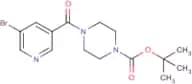 tert-Butyl 4-[(5-bromo-3-pyridinyl)carbonyl]tetrahydro-1(2H)-pyrazinecarboxylate