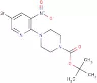 tert-Butyl 4-(5-bromo-3-nitro-2-pyridinyl)tetrahydro-1(2H)-pyrazinecarboxylate