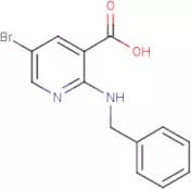 2-(Benzylamino)-5-bromonicotinic acid
