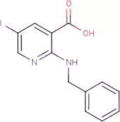 2-(Benzylamino)-5-iodonicotinic acid