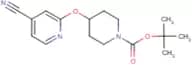 tert-Butyl 4-[(4-cyano-2-pyridinyl)oxy]tetrahydro-1(2H)-pyridinecarboxylate