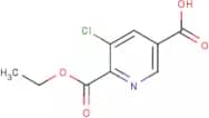 5-Chloro-6-(ethoxycarbonyl)nicotinic acid