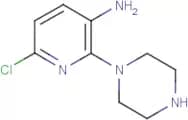 6-Chloro-2-(piperazin-1-yl)pyridin-3-amine