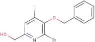 [5-(Benzyloxy)-6-bromo-4-iodo-2-pyridinyl]methanol
