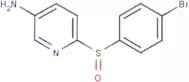 6-[(4-Bromophenyl)sulfinyl]-3-pyridinylamine