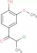 2-Chloro-1-(4-hydroxy-3-methoxyphenyl)propan-1-one