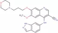 4-(1H-Indazol-6-ylamino)-6-methoxy-7-[3-(morpholin-4-yl)propoxy]quinoline-3-carbonitrile