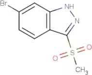 6-Bromo-3-(methylsulfonyl)-1H-indazole